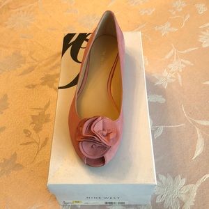 Nine West Jemmy peep toe flats